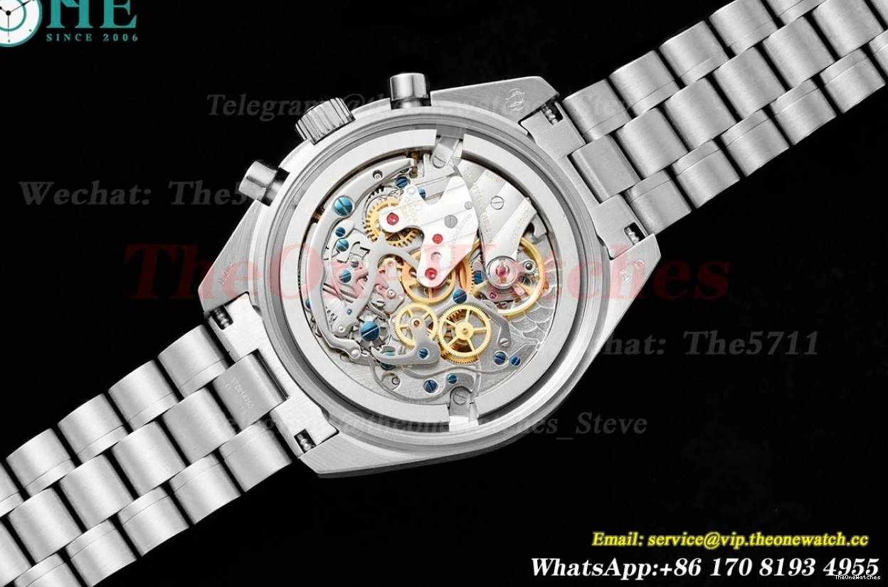 SS Speedmaster 41mm SS White A7750 RMF Dial Mod 0429